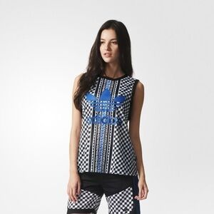 Extremely Rare Adidas Originals Tank Keffiyeh Pattern Sz Small